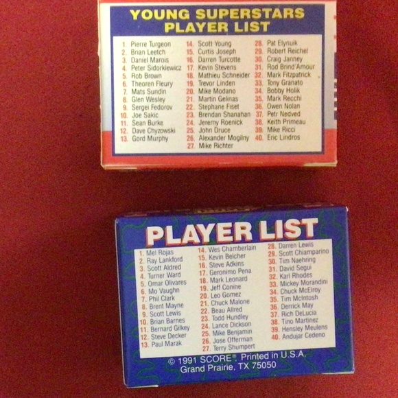 SCORE Trading cards - Picture 2 of 2